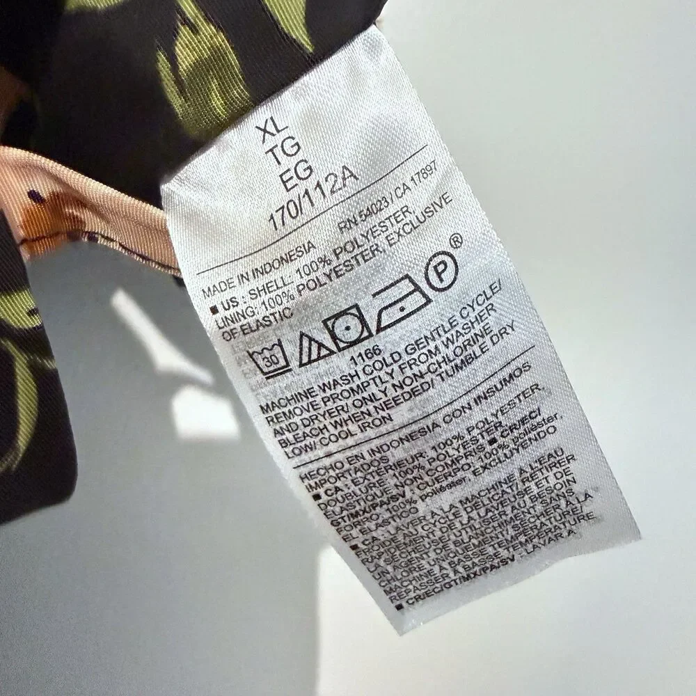 Old Navy The occasion Floral Black Taffeta High Waisted Skirt Crop Top Set XL - Picture 10 of 13